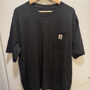 Carhartt Men's Gray Pocket T-Shirt